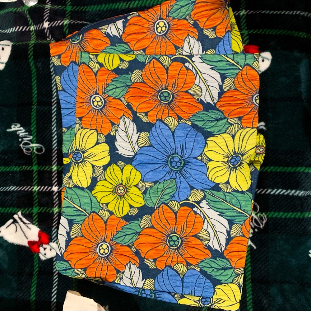 Zara Floral Women Shorts - Orange, Blue, Yellow